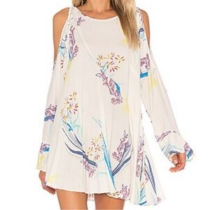 Free People Clear Skies Floral Tunic Dress